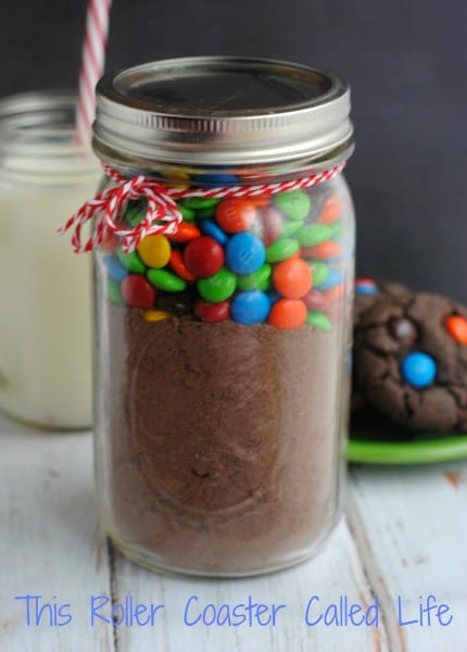 M&M Cookies Gift in a Jar