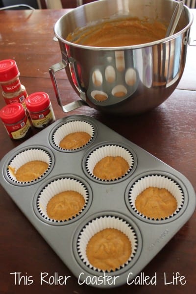Pumpkin Muffins Ready to Bake