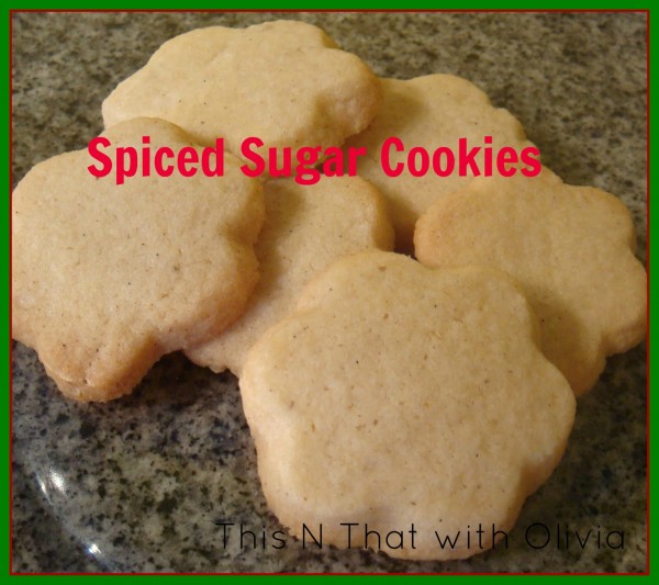 Spiced Sugar Cookies