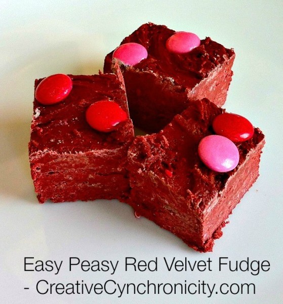 Easy Peasy Red Velvet Fudge