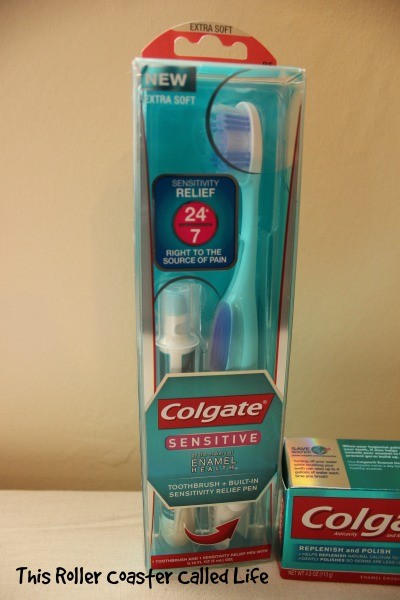 Colgate Sensitive Toothbrush and Built in Sensitivity Relief Pen