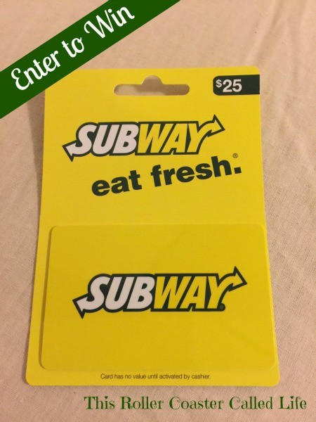 Subway gift card