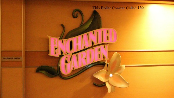 Disney Dream Enchanted Garden Sign