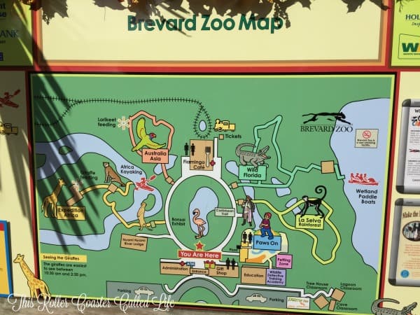 Brevard Zoo Map