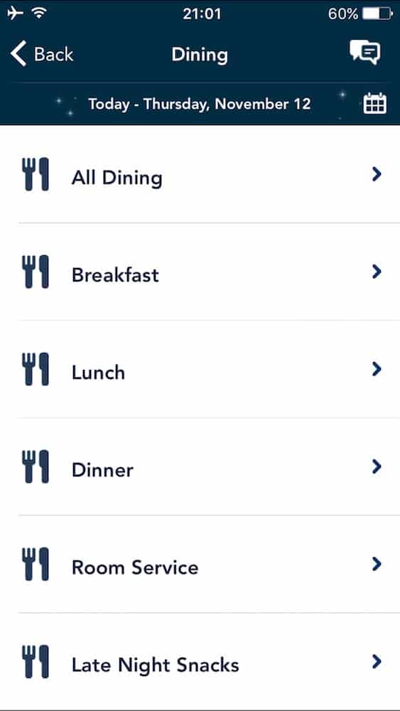 DCL Dining Options This Roller Coaster Called Life